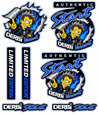 Set de Adhesivos Derbi Variant