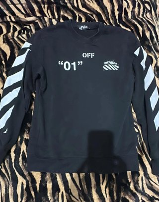 Felpa Off-White 01 Diag Nera