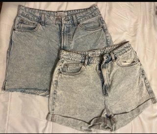 Lote 2 Pantalones Cortos Vaqueros Primark