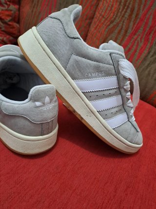 Zapatillas Adidas Campus Gris 100% Original.