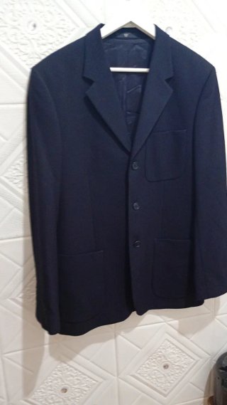 Chaqueta de vestir negra