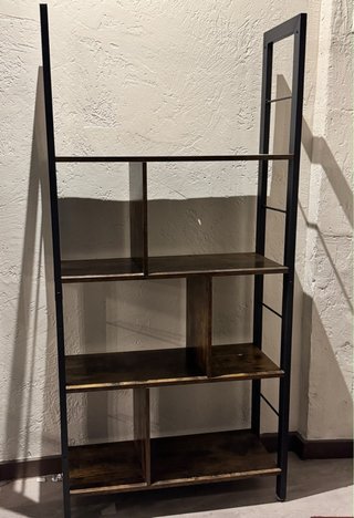 2 Estanterías Estilo Industrial Madera y Metal