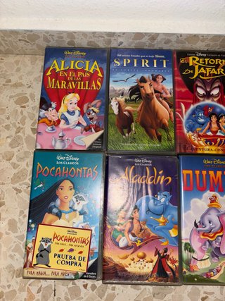 Lote de 10 Películas Disney en VHS