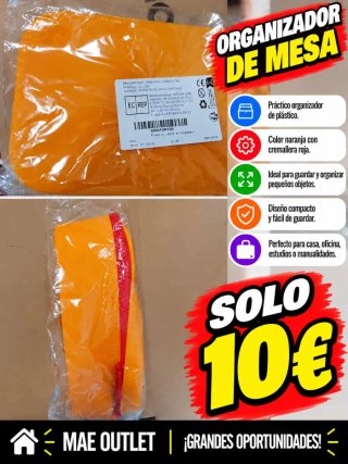 Organizador de mesa naranja