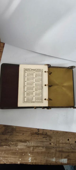 Agenda Antigua de 1933