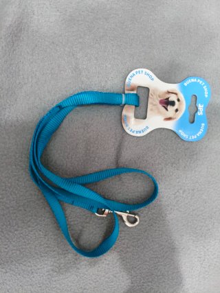 Correa para perro azul