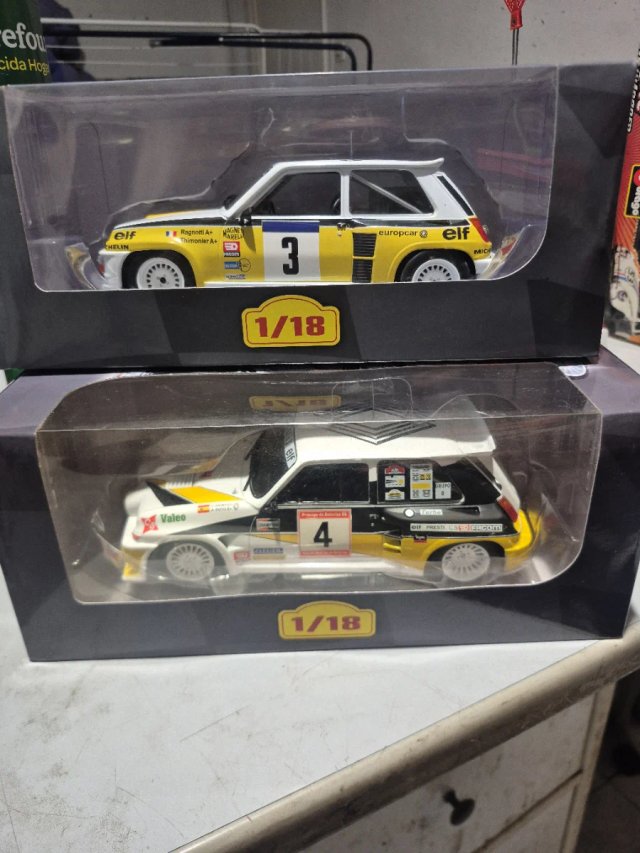 2 Maquetas Renault 5 Turbo 1/18