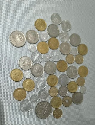 Lote de monedas antiguas de España