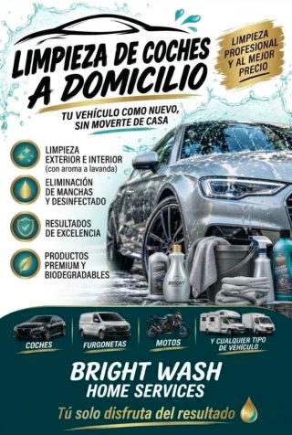 Limpieza de vehículos a domicilio