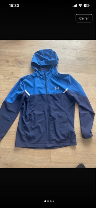 Cortavientos Under Armour Azul