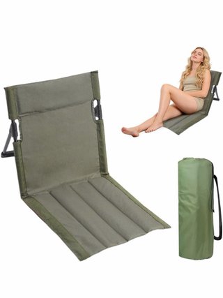 Silla de Playa Plegable Verde