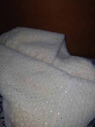 Bufanda de Pelito Blanca
