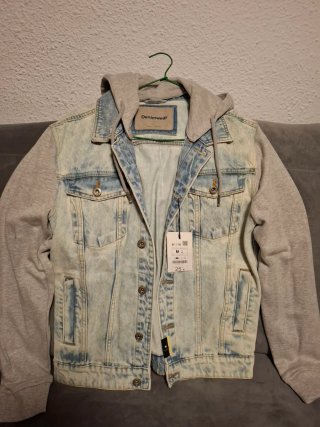 Cazadora vaquera con capucha Denimwear Talla M