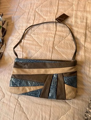 Bolso de mano multicolor