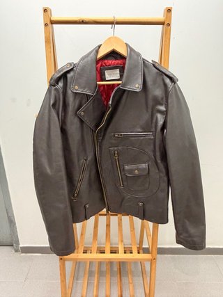 Abrigo tipo biker Zara Man