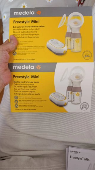 Sacaleches Eléctrico Doble Medela Freestyle Mini