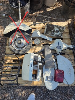 Lote de recambios para Vespa PK S