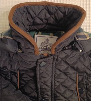Chaquetón acolchado negro