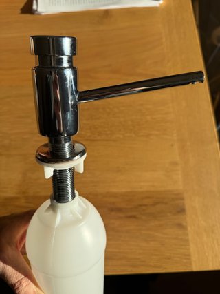 Dispensador Jabón Grohe Metal y Plástico