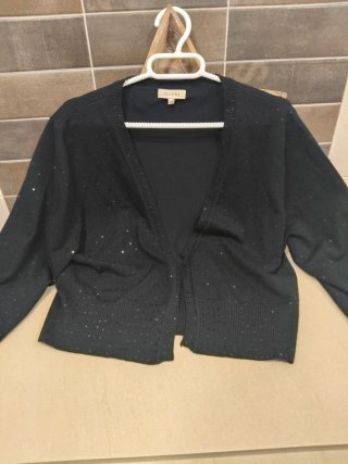 Chaqueta de punto negra Zendra