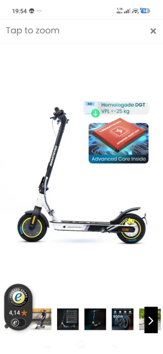 Patín eléctrico Smartgyro Z-One 2