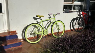 Bicicleta Fixie Verde Lima