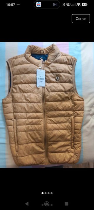 Chaleco Álvaro Moreno Beige Talla M