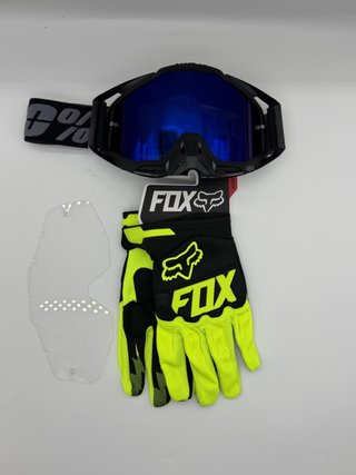 Gafas 100% y Guantes Fox Nuevos 59