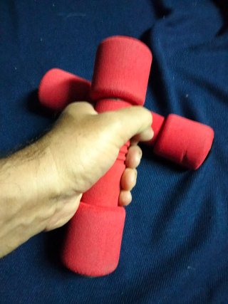 2 Pesas/mancuernas Reebok de 1 kg cada una