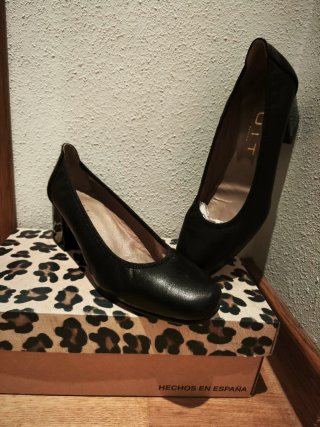 Zapatos salón negros Duit Talla 38