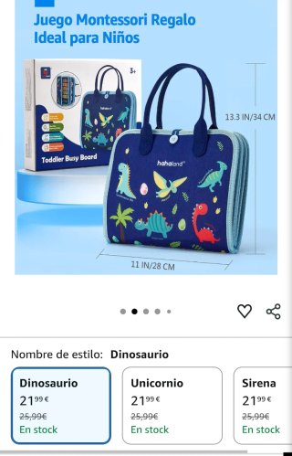 Maletín de Actividades Infantil Dinosaurios