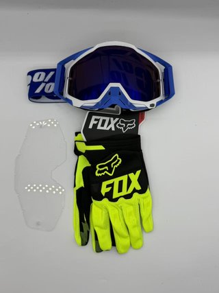 Gafas 100% y Guantes Fox Nuevos 510