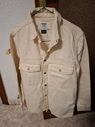 Cazadora Bershka Beige Talla S