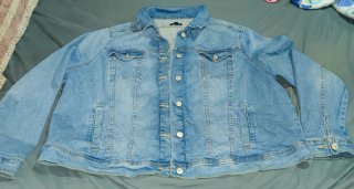 CHAQUETA TEJANA ELASTICA CON BOLSILLOS TALLA 54