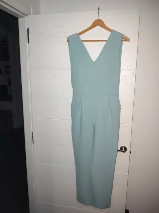 Mono largo azul celeste Massimo Dutti