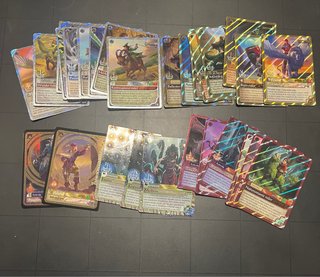 Lote de Cartas Fantasy Raiders exclusivas