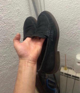 Mocasines Massimo Dutti Negros