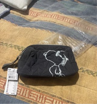 Neceser Negro con Estampado