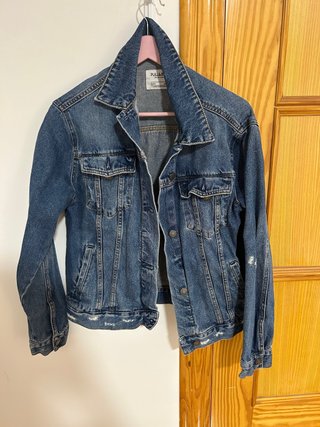 Chaqueta Vaquera Pull & Bear Azul Talla S
