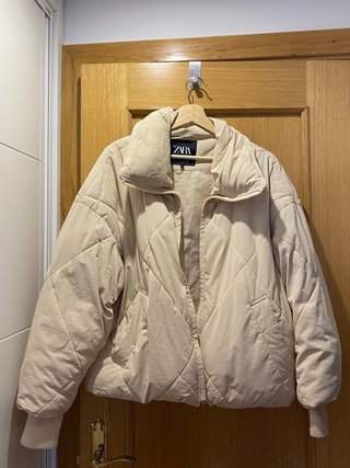 Abrigo Acolchado Engomado Zara