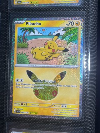 Carta Pokémon Pikachu 21/30 30 Aniversario