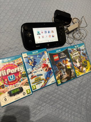 Wii U GamePad y 4 Juegos