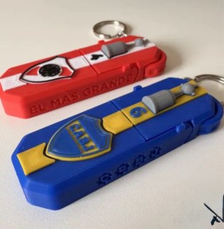 Pack 20 Llaveros River Plate y Boca Juniors 3D