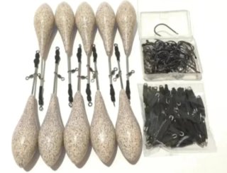 Plomos de Pesca surfcasting 10 UND, grapas, Urfes.