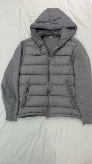 Chaqueta Híbrida Moncler Gris