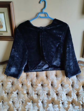 Chaqueta clásica Bolero de Fiesta Negra talla 42