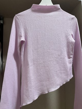 Top Rosa Palo de Manga Larga