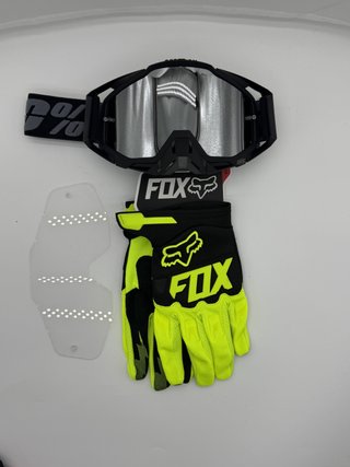 Gafas 100% y Guantes Fox Nuevos 513