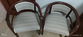 Set de 2 Sillones de Madera