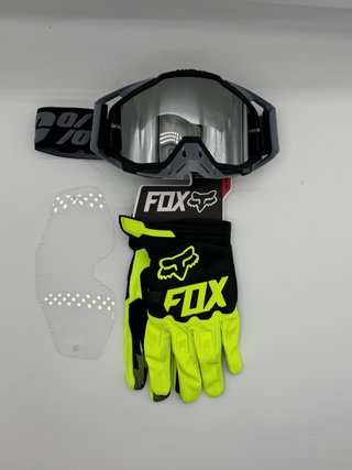 Gafas 100% y Guantes Fox Nuevos 514